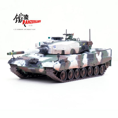 1:72 Panzerkampf German Army Leopard 2A4 Main Battle Tanks Diecast PVC Model
