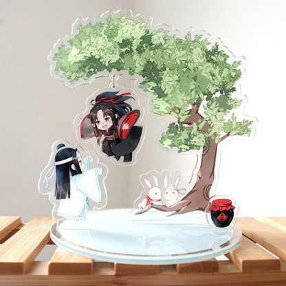 2pcs Mo Dao Zu Shi Lan WangJi Wei WuXian Acrylic Stand Figure Desktop Decor Gift