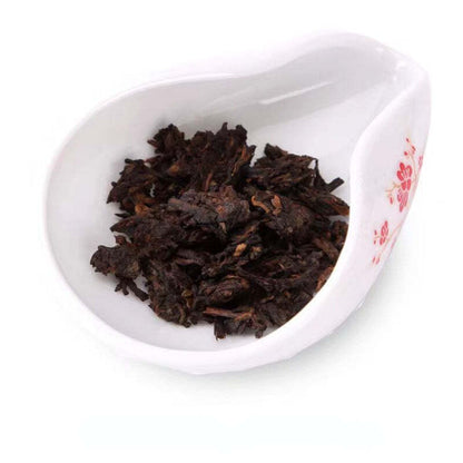 357g Dayi Puerh Cooked Tea Cake Yunnan Pu-erh Ripe Tea Chinese Organic Pu'er Tea