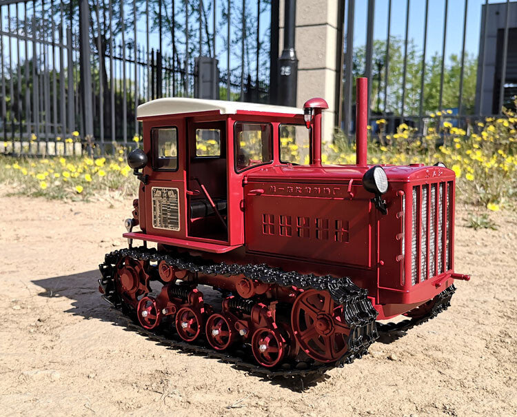1:12 33CM Dongfanghong - 54 Crawler Tractor Contruction Machine Diecast Model