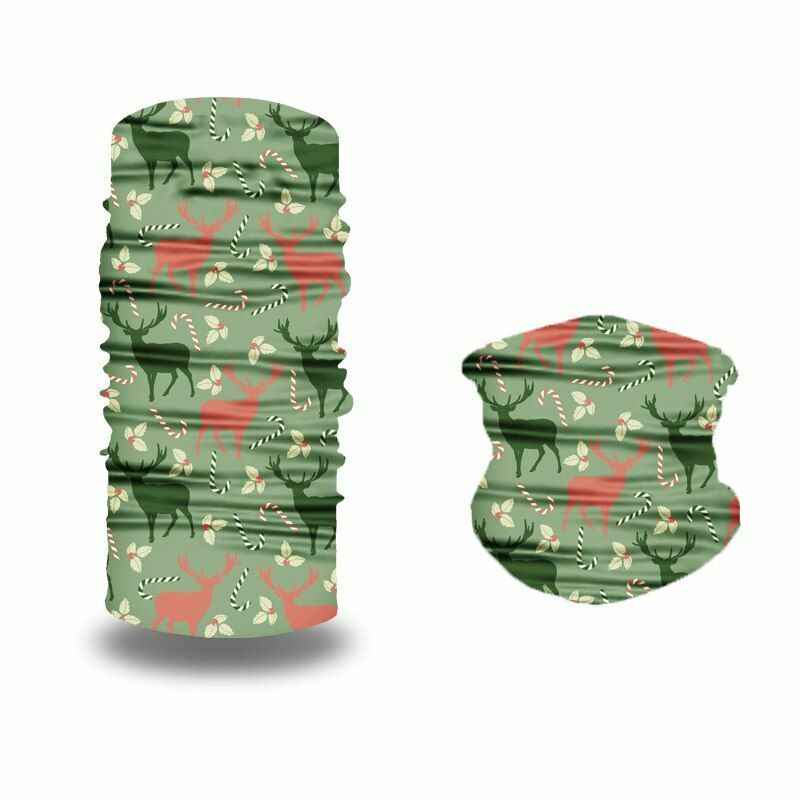 Unisex Printed Neck Gaiter Balaclava Bandana Multifunctional Outdoor Headwear