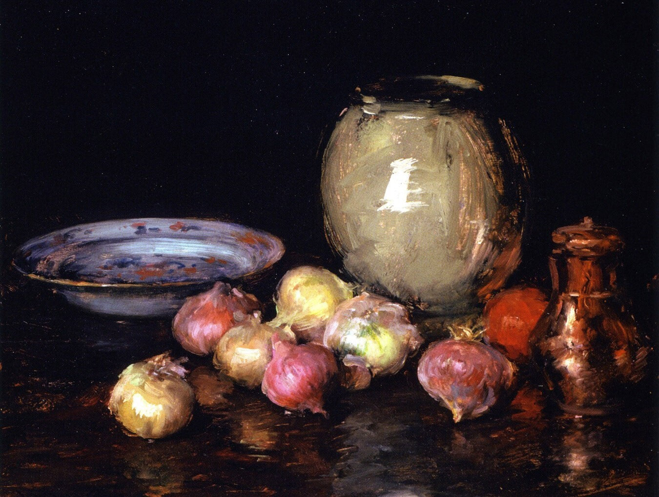 Dream-art Oil painting still life Just-Onions-William-Merritt-Chase-oil-painting