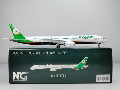 NG Models EVA Air for Boeing B787-10 B-17811 1:400 Aircraft Pre-built Model