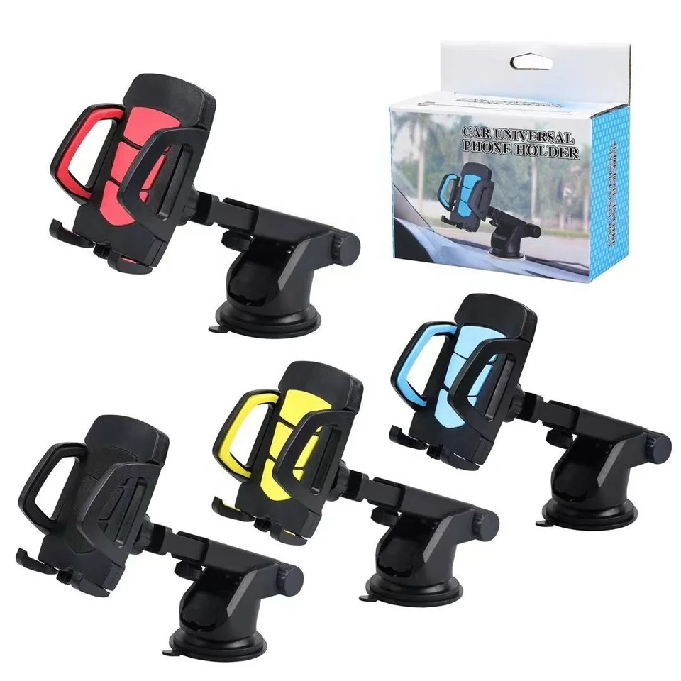 Sujetador de Telefono Soporte Universal Sostenedor Ajustable 360° Autos Carro