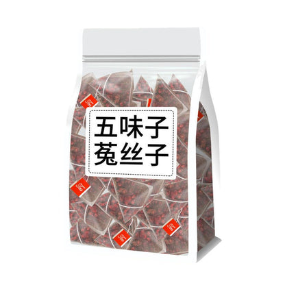 Five Flavors of Goji Berry Tea Four Famous Bubbles Wolfberry Schisandra Dodder