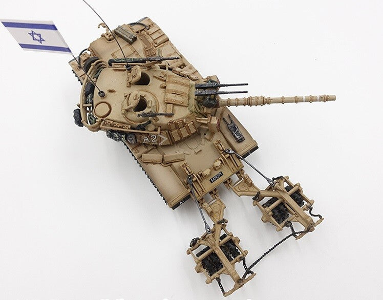 1:72 Israel Magach 6B IDF M60A1 Minesweeper Tank Middle East War Model
