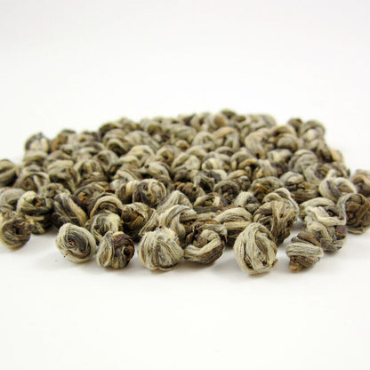 TOP Dragon Pearl Jasmine Tea - Mo Li Long Zhu balls,grüner Tee Jasmin green tee