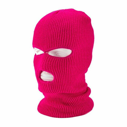 Knitted Face Mask Cover Winter Balaclava Full Face Outdoor Sports Balaclava Hat