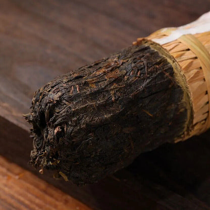 Anhua Dark Tea Black Shi Liang Ten Tael Hua Juan Hei Cha Bamboo Packed 362.5g