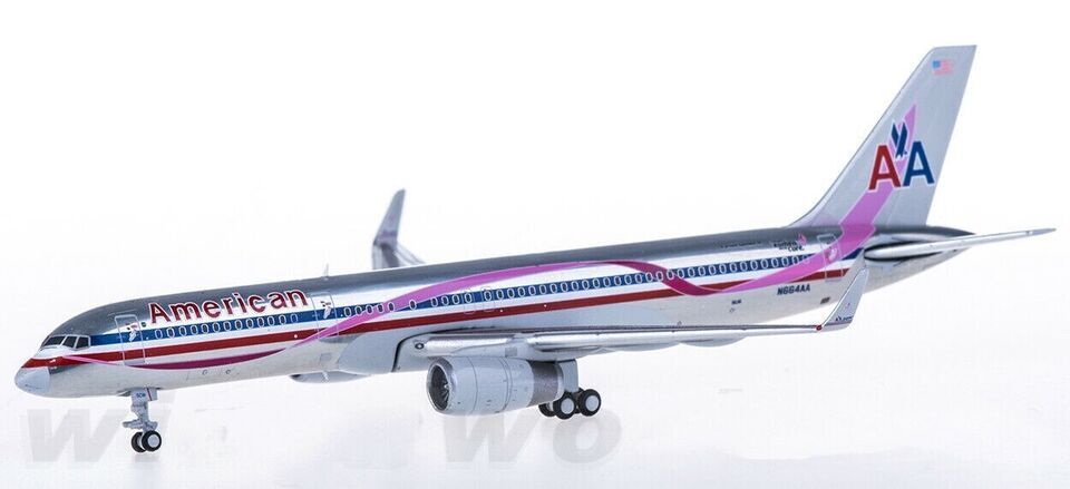 1:400 JC Wings American BOEING 757-200 Passenger Airplane Diecast Aircraft Model