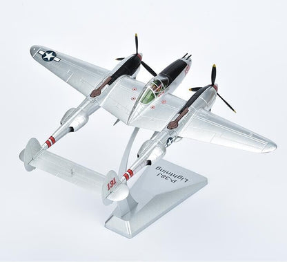 1:48 AF1 Lockheed Martin P-38J LIGHTNING USAF WWII Fighter Diecast Plane Model