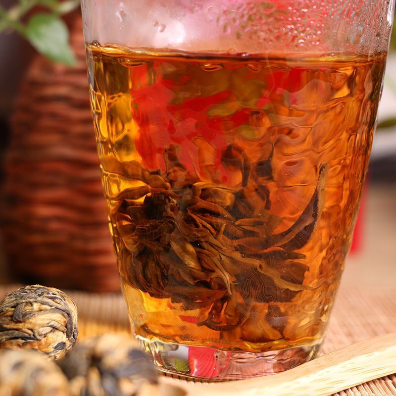Yunnan Fengqing Dian Hong Tea Handmade Longzhu Golden Bud Honey Scented Tea 100g