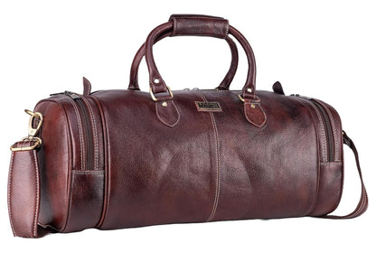 Genuine Leather Travel Duffel Bag Weekend Luggage Leather Duffle Bag