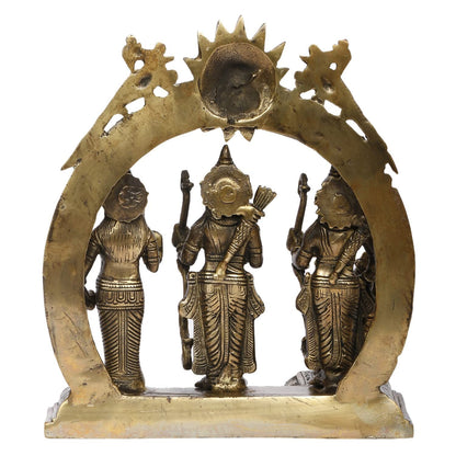Ram Darbar Lord Rama Sita Laxman Hanuman Brass Family Statue Figurine Sculpture