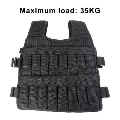 Loading Weight Vest Weight Training Workout Fitness Equipment Adjustable Coat