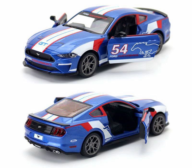 1:34 Ford Mustang GT Commemorative Edition 2018 Metal Car Model Pull Back Sound