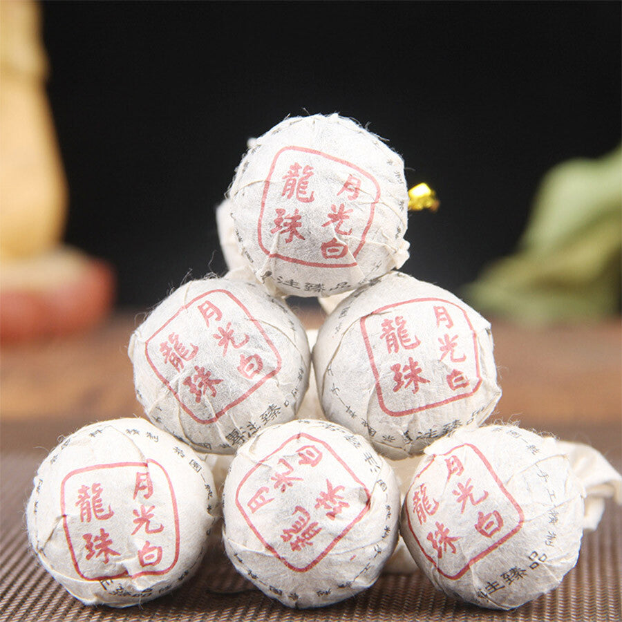Yue Guang Bai Dragon Pearl White Tea Fragrant Mini White Tea 100g