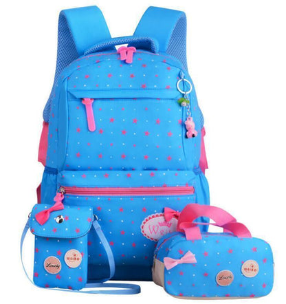 Backpack Girls Kids School Bags 3 Pcs/Set Schoolbag School Rucksack