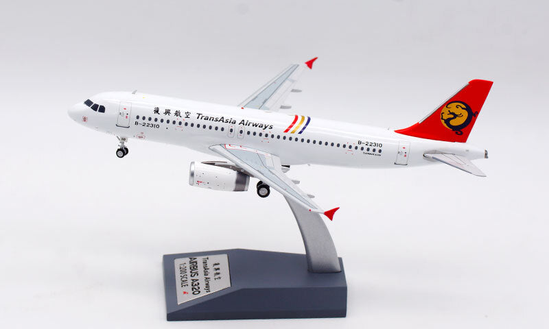 1:200 ALB TransAsia Airways AIRBUS A320 Passenger Airplane Diecast Plane Model