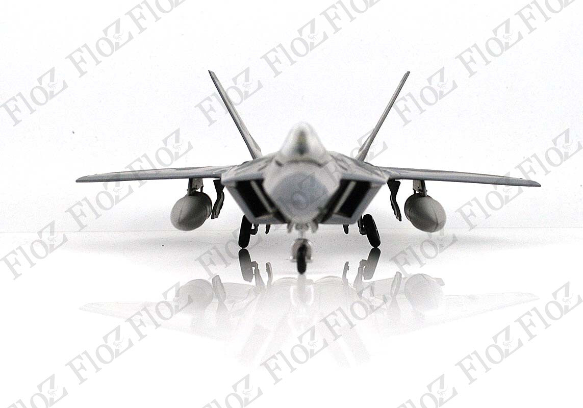 F-22 Raptor 27FS fighting eagle 1/100 diecast stealth Aircraft plane Model