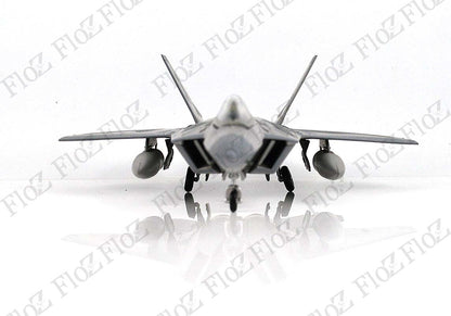 F-22 Raptor 27FS fighting eagle 1/100 diecast stealth Aircraft plane Model