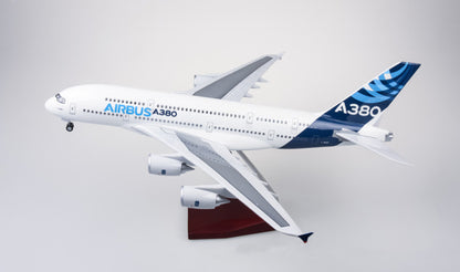 1:160 46CM AIRBUS A380 Passenger Airplane Landing Gears Resin Aircraft Model