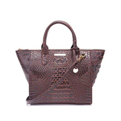 Women Patent Leather Crocodile Handbag Sling Satchel Tote Shoulder Bag Party Bag
