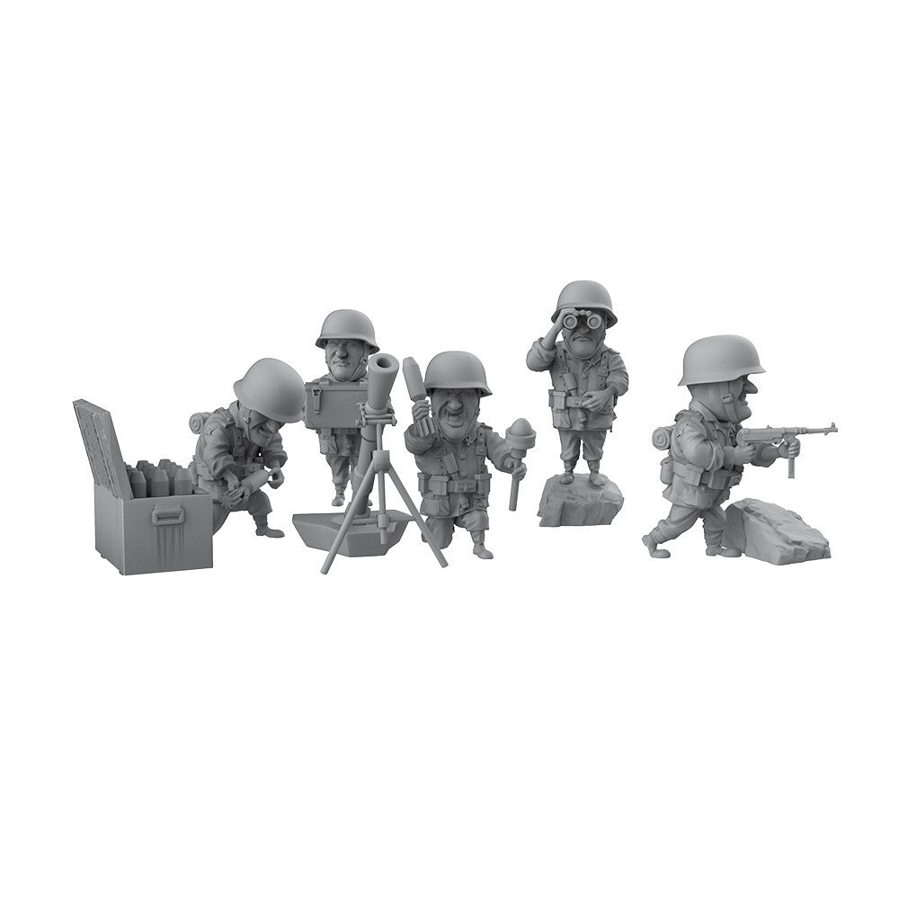 SSMODEL SSRQ35003 1/35 Q-Version Original Soldier Artillery Five Person Group