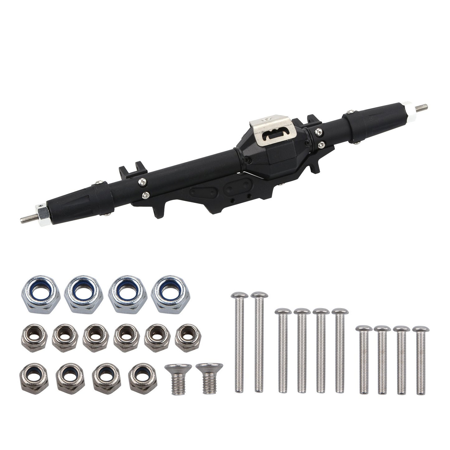 Black Rear Axle For AXIAL WRAITH RR10 90018 90020 90031 90045 90053 1/10 RC Car