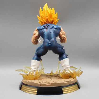Anime Dragon Ball Z Super Saiyan Majin Vegeta PVC Figure Statue New No Box 27cm
