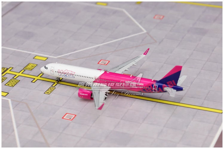 1:400 JC Wings Wizz Air AIRBUS A321neo Passenger Airplane Diecast Aircraft Model