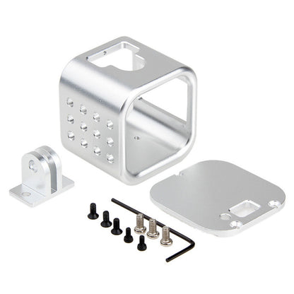 Silvery Aluminium Protective Housing Case Cover Frame for GoPro Hero 4/5 Session