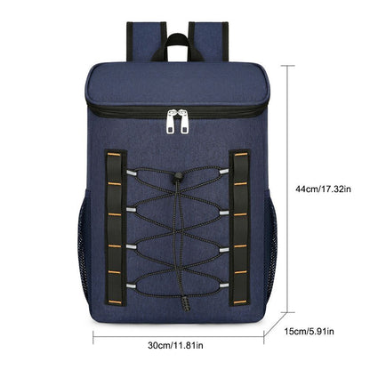 18/24l Thermal Cooler Backpack Large Capacity Camping Cooler Bag Waterproof Kit