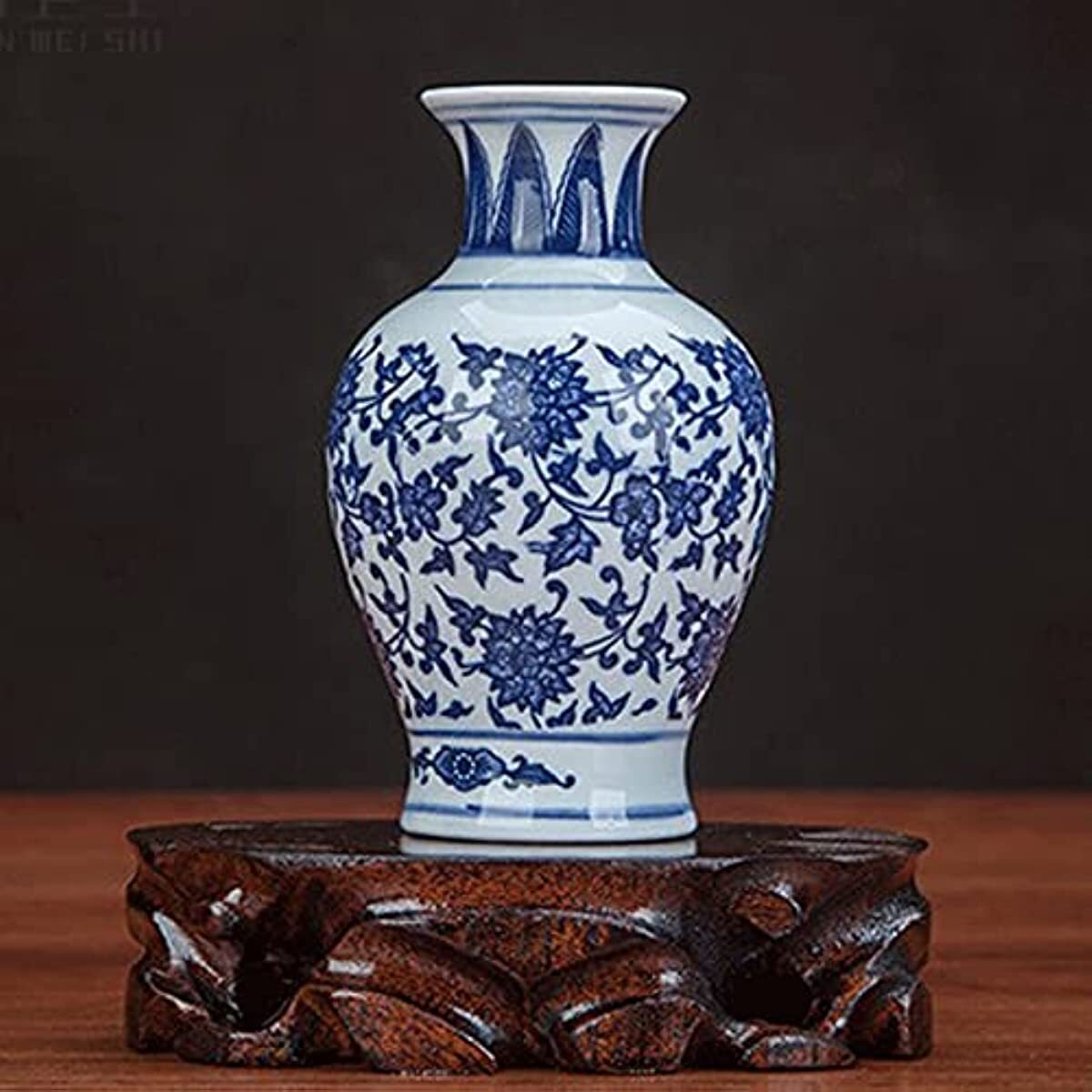 Stands Wooden Vase Base Oriental Oval Wood Vase Display Stands Pedestal