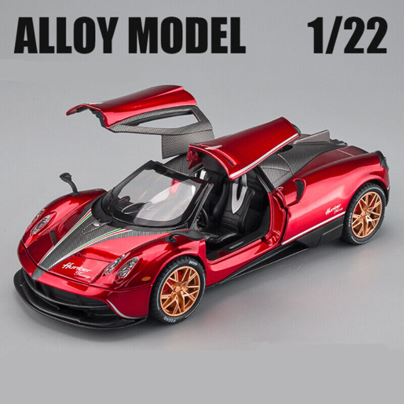 1:24 Pagani Huayra Dinastia Diecast Model Vehicle Toy Car Sound & Light Kid Gift