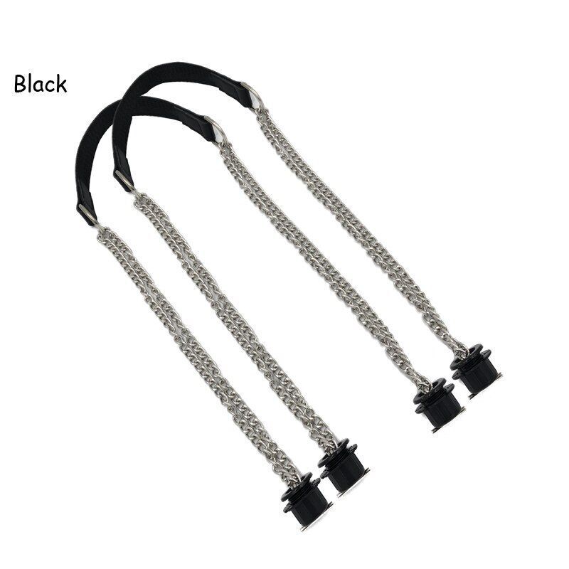 Synthetic Leather Chain Handle Silver Aluminum Handle Bag Handbag Accessories