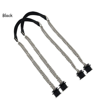 Synthetic Leather Chain Handle Silver Aluminum Handle Bag Handbag Accessories
