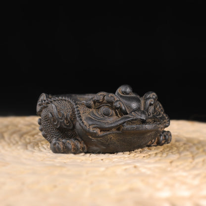 3 Legged Coin Toad Statue Ashtray Flower Pot Collection Table Decor