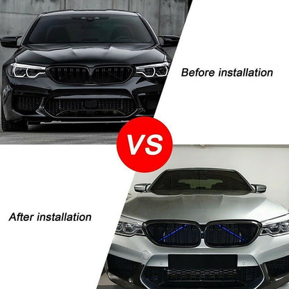 Kidney Grille Insert Trim For BMW 1/2/3/4/5/6/7 Series F20 F22 Auto Accessories