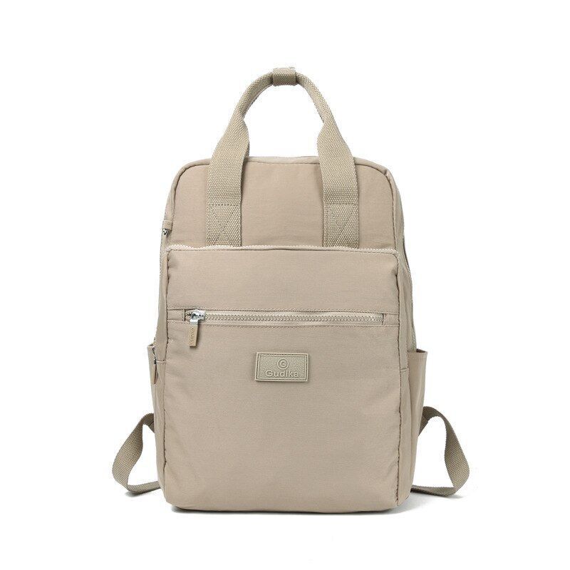 Waterproof Laptop Bag Student Nylon Oxford Cloth Small Backpack 28*15*40CM Black