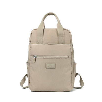 Waterproof Laptop Bag Student Nylon Oxford Cloth Small Backpack 28*15*40CM Black