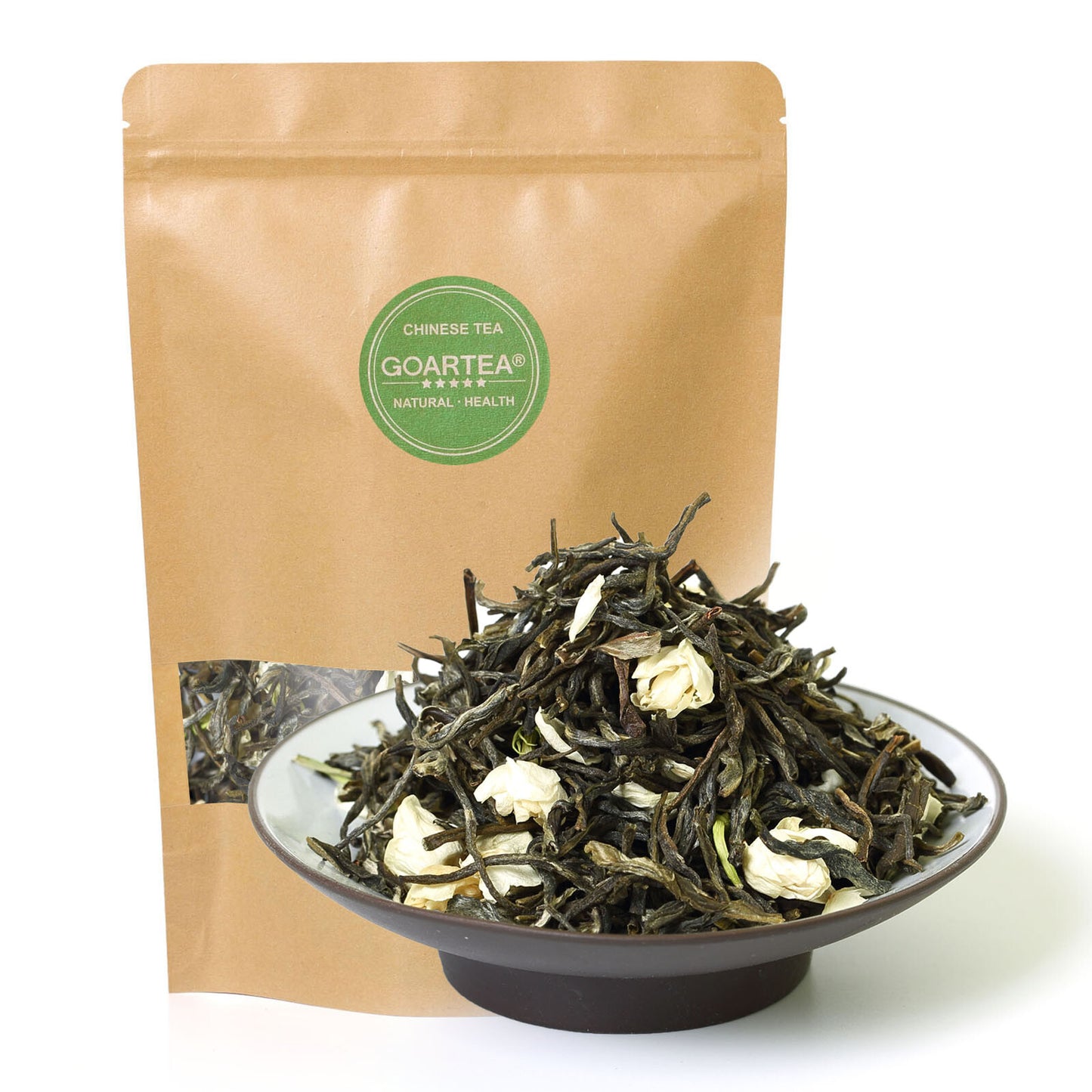 GOARTEA Premium Jasmine Tea Jasmine Green Tea Yin Hao Silver Tip Jasmine Green Tea-