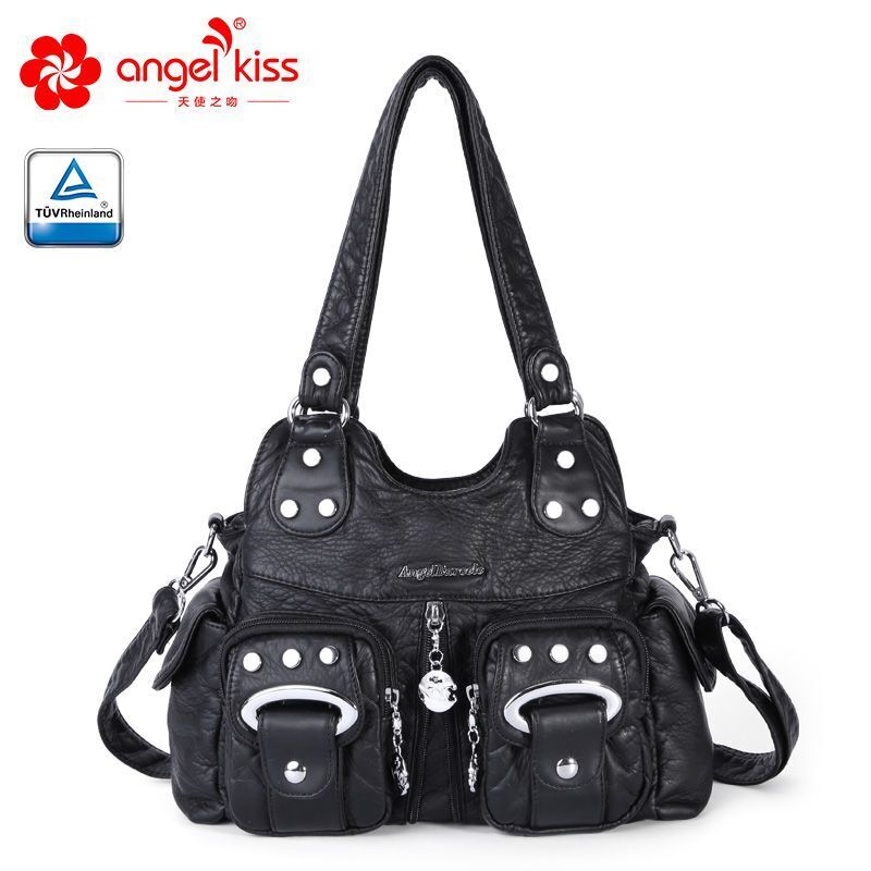 Handbag Small Synthetic Shoulder Bag Soft Hobos Messenger Satchel Pockets Purse