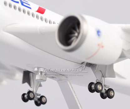 47CM 1:140 AIR FRANCE AIRBUS A350 Airplane Landing Gear Resin Aircraft Model