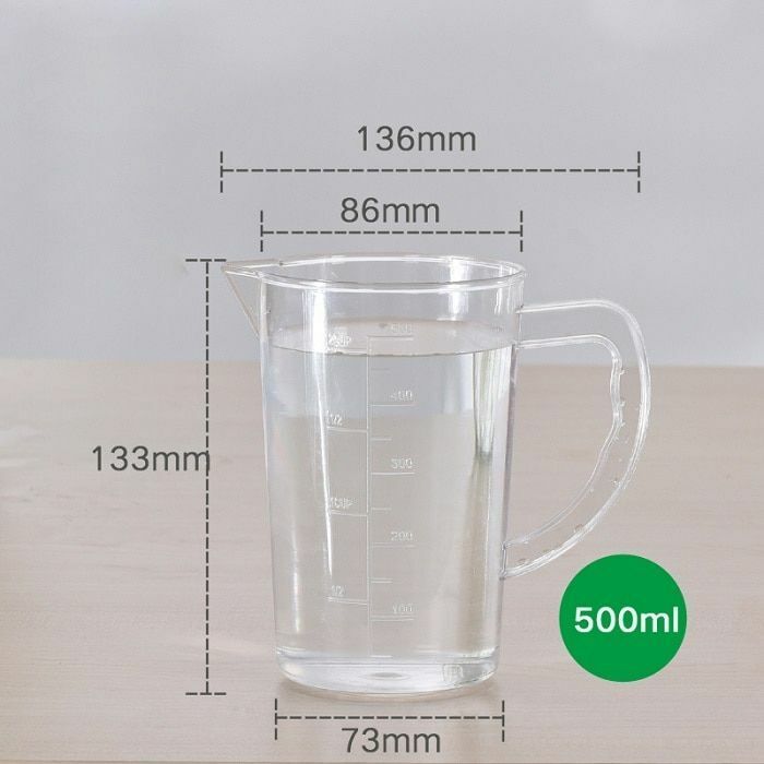 500ml-3L Plastic Measuring Cup Heat Resistant Liquid Jug Container Measure Tools