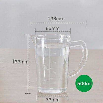 500ml-3L Plastic Measuring Cup Heat Resistant Liquid Jug Container Measure Tools
