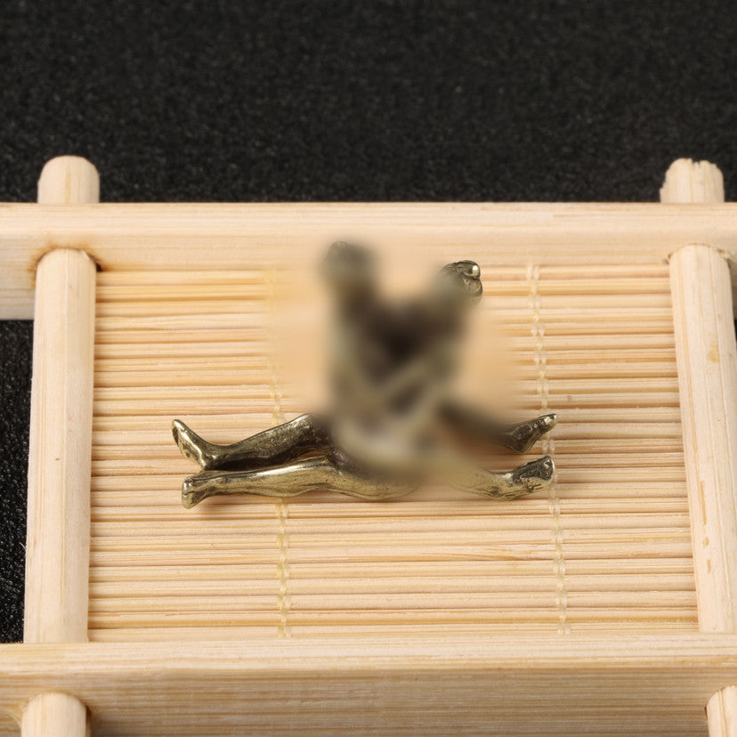 5pc Solid Brass Men Women Sexy Small Statue Decoration Bronze Gift Collection
