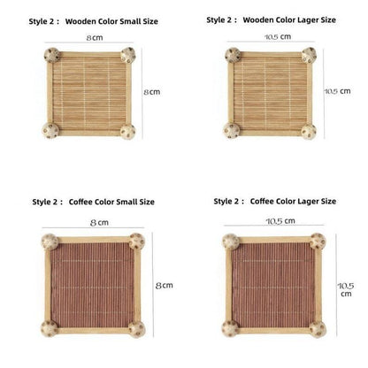 Straw Tea Mat|Coaster|Teacup Mat|Cup Pad|Tea Accessories