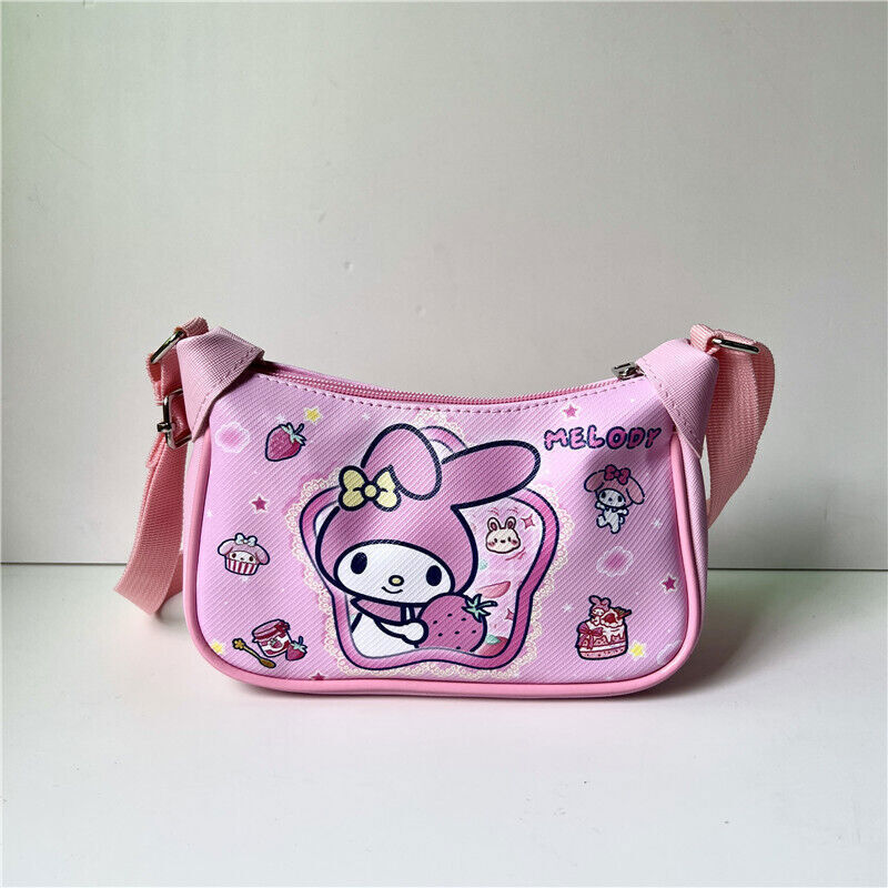 Kuromi My Melody Pompompurin Cinnamoroll PU Crossbody Shoulder Bag Shoulder Bag