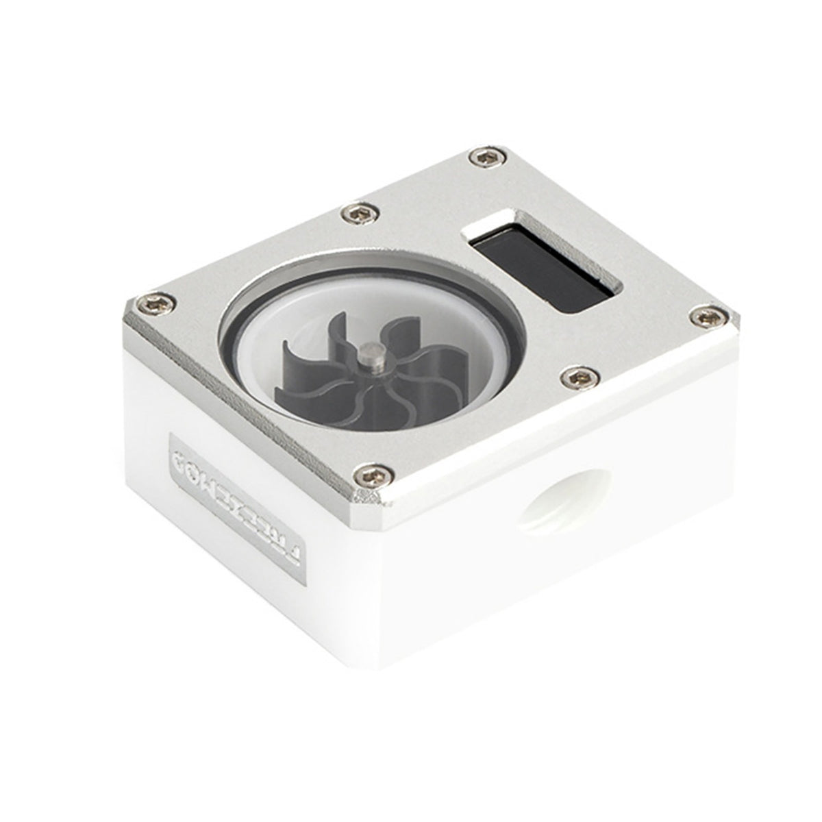 Silver Water Flow Meter Indicator with Temperature Computer Cooling Tubes